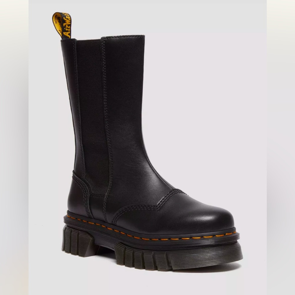 AUDRICK TALL NAPPA LEATHER PLATFORM CHELSEA BOOTS